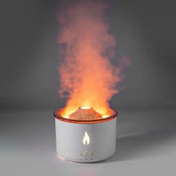 image-New Creative Ultrasonic Essential Oil Humidifier Volcano Aromatherapy Machine Spray Jellyfish Air Flame Humidifier Diffuser