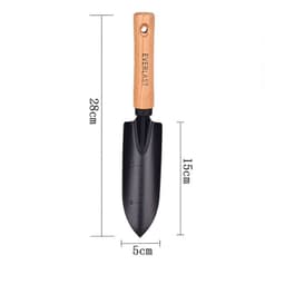 image-Balcony Vegetable Gardening Shovel Beech Black Scale