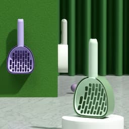 image-Cat Litter Scoop Plastic Cats Poop Scoop With Base Pets Cleanning Tool Cat Toilet Products Durable Litter Box Cleaner Shovel Pet Products
