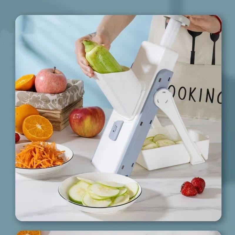 image-Household Vegetable And Meat Cutter Three-in-one Slicer