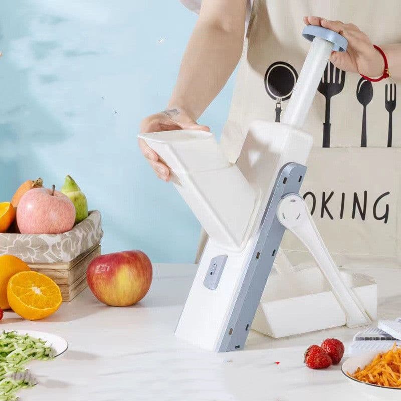 image-Household Vegetable And Meat Cutter Three-in-one Slicer