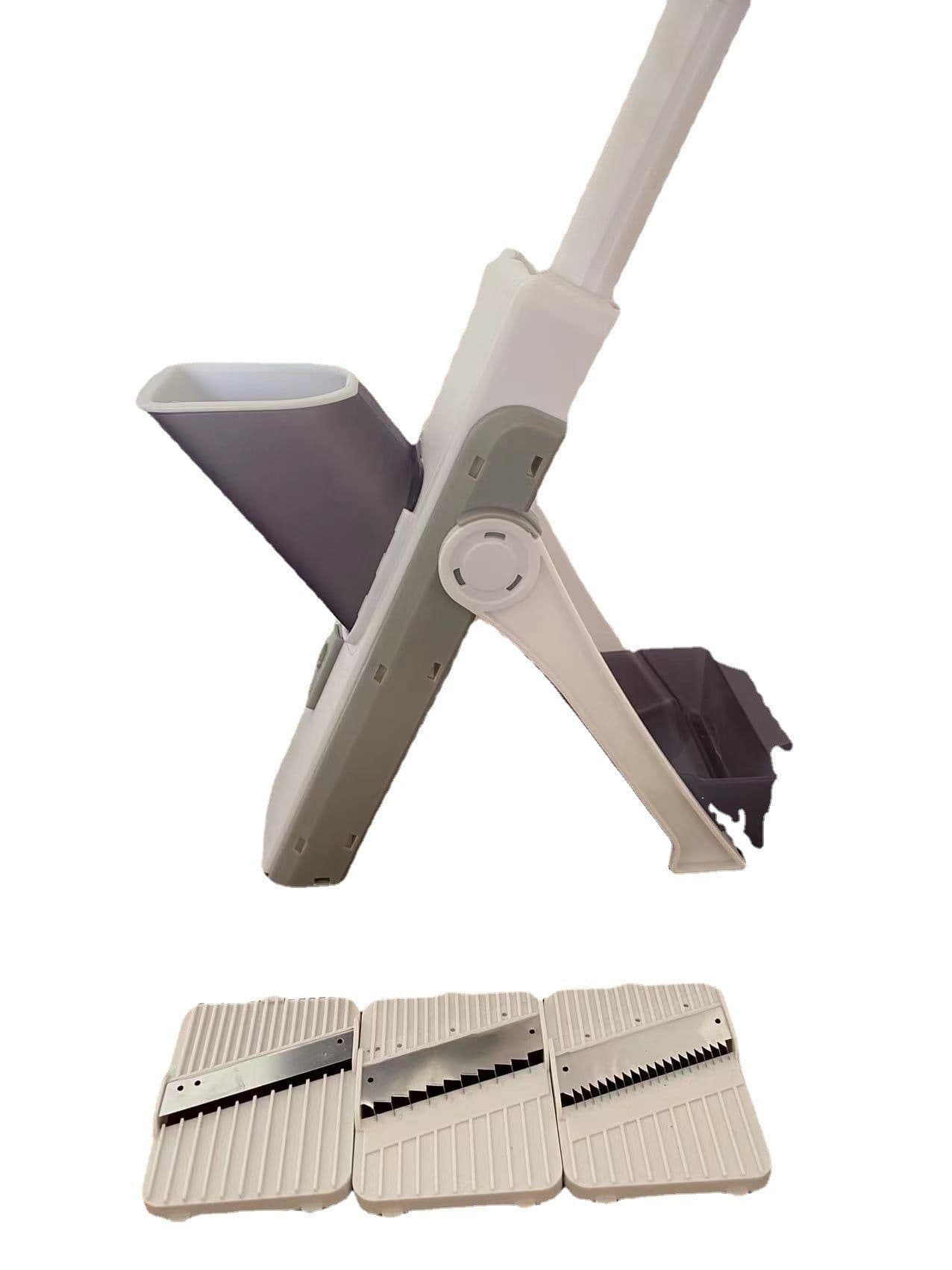 image-Household Vegetable And Meat Cutter Three-in-one Slicer