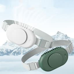 image-Portable Cooling Artifact Hanging Neck Handheld Small Charging Fan