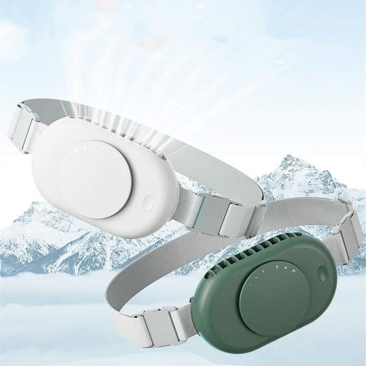 image-Portable Cooling Artifact Hanging Neck Handheld Small Charging Fan