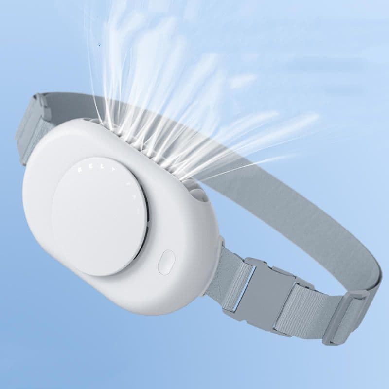 image-Portable Cooling Artifact Hanging Neck Handheld Small Charging Fan