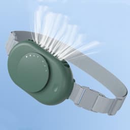 image-Portable Cooling Artifact Hanging Neck Handheld Small Charging Fan