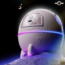 image-USB Astronaut Humidifier Ornaments Moisturizing Household Home Decor