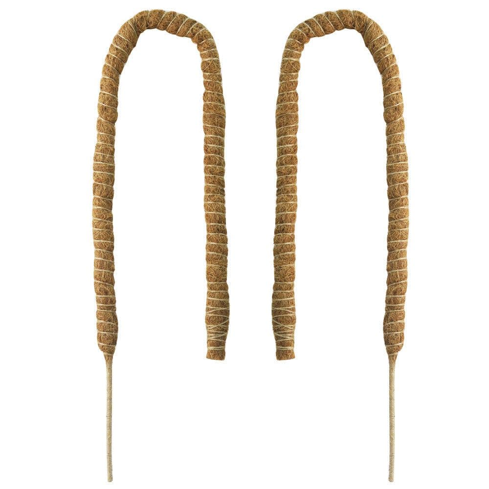 image-Bendable Shaped Moss Stick Green Gardening Post