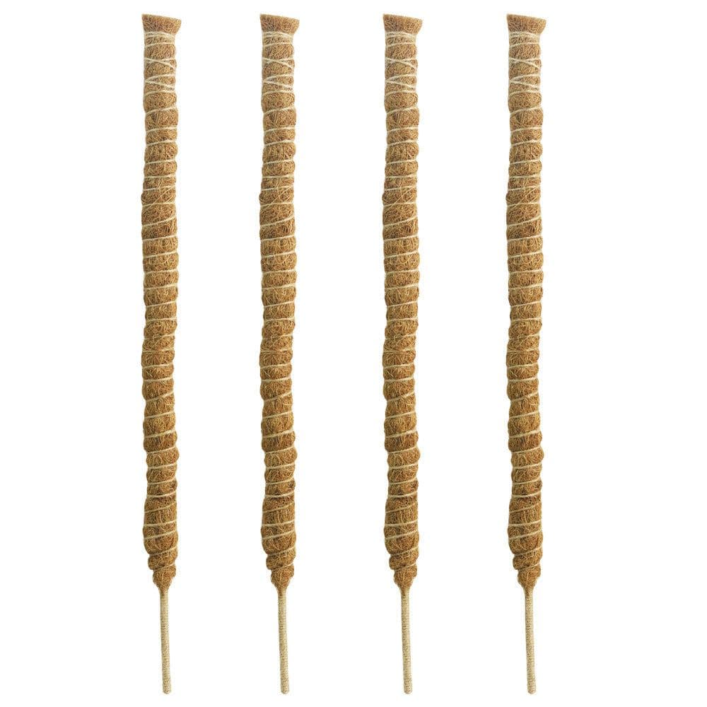 image-Bendable Shaped Moss Stick Green Gardening Post