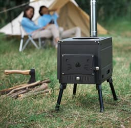 image-Multipurpose Outdoor BBQ Grill Picnic Portable Firewood Stove