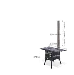 image-Multipurpose Outdoor BBQ Grill Picnic Portable Firewood Stove