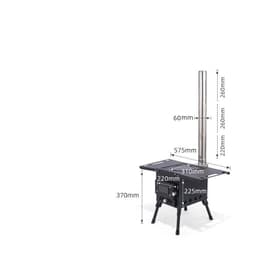 image-Multipurpose Outdoor BBQ Grill Picnic Portable Firewood Stove