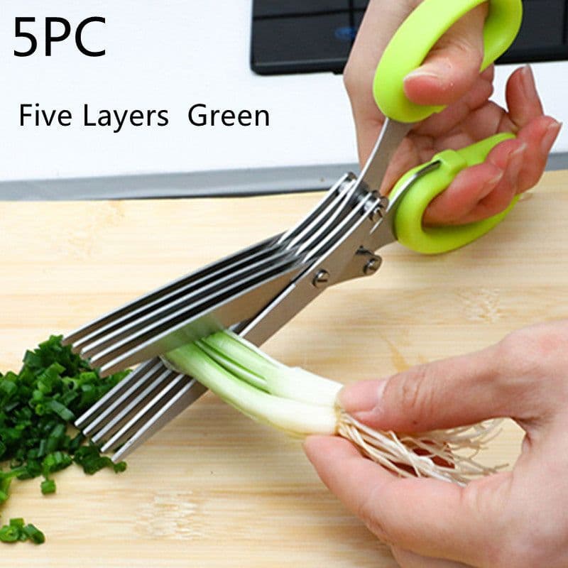 image-Kitchen Household Stainless Steel Multifunctional Food Scissors