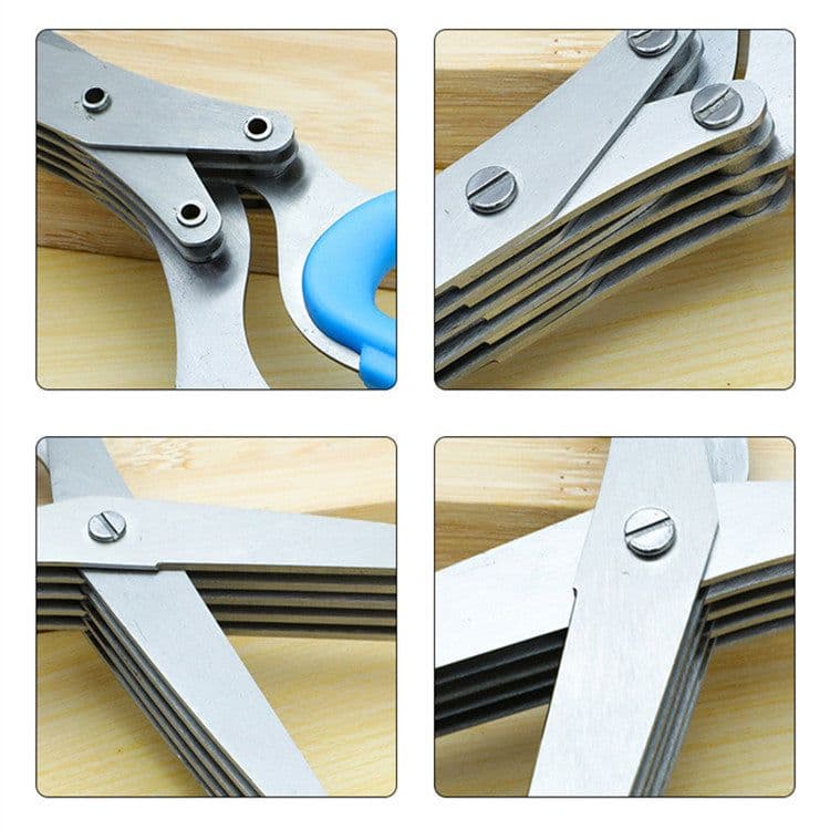 image-Kitchen Household Stainless Steel Multifunctional Food Scissors