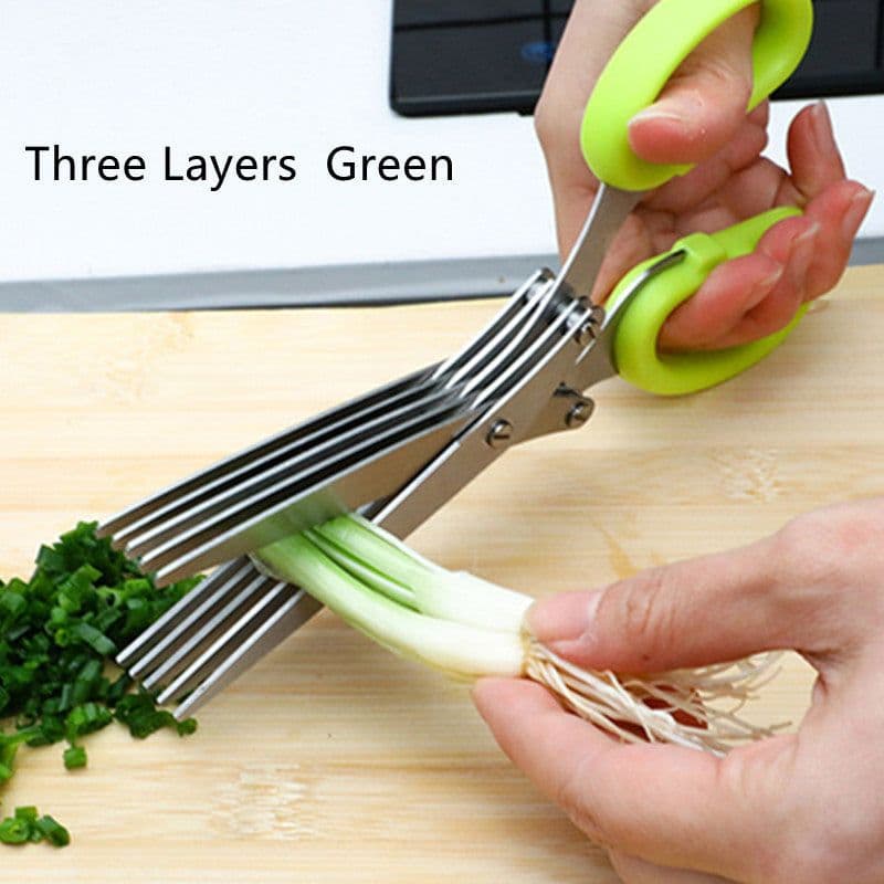 image-Kitchen Household Stainless Steel Multifunctional Food Scissors