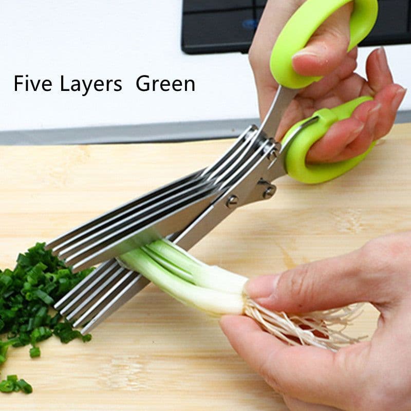 image-Kitchen Household Stainless Steel Multifunctional Food Scissors