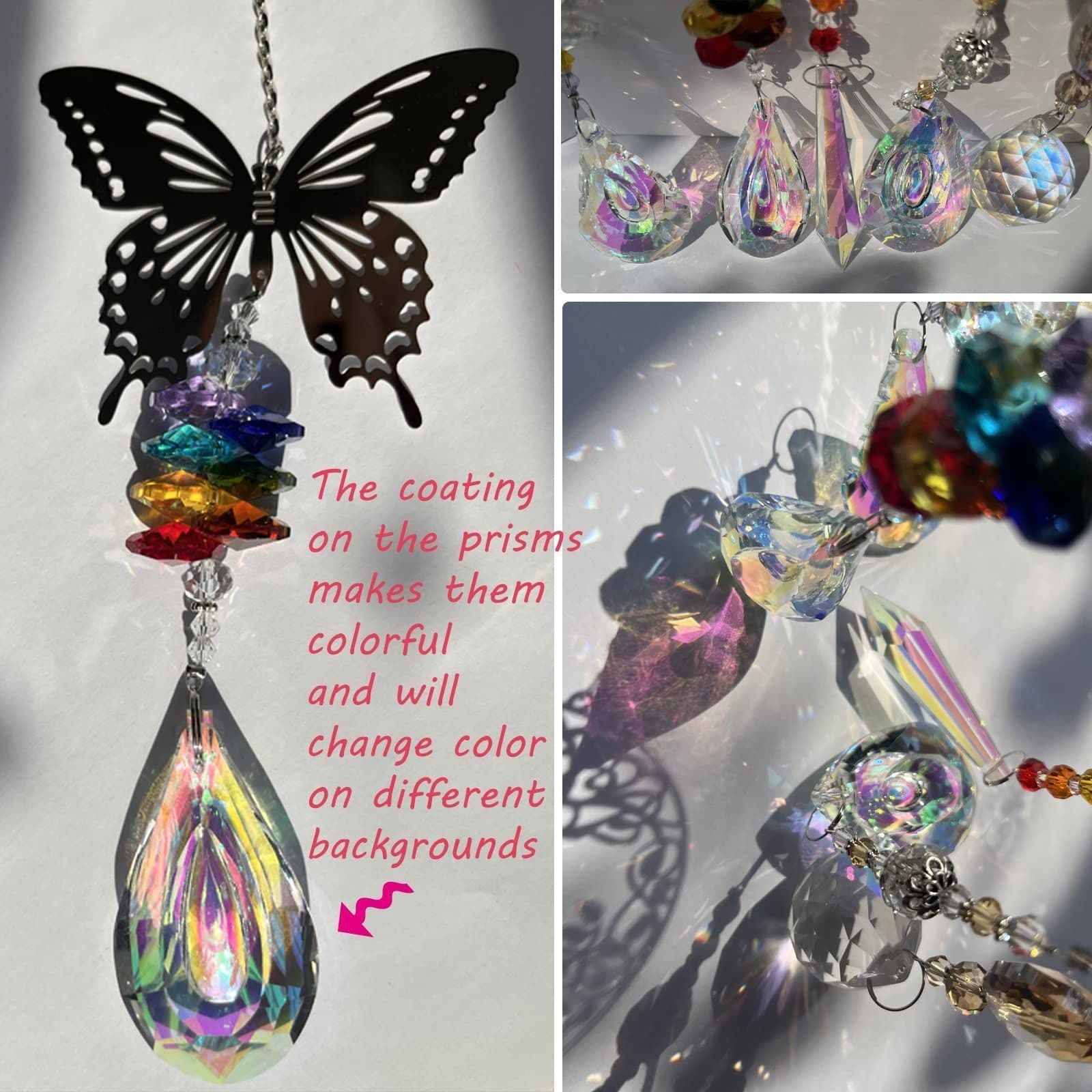 image-Crystal Sun Catcher Gardening Decorative Pendant