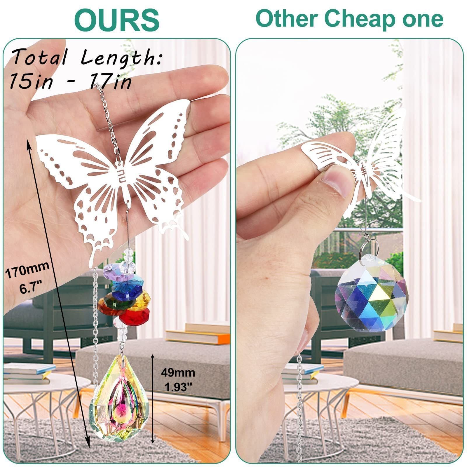 image-Crystal Sun Catcher Gardening Decorative Pendant