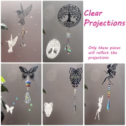 image-Crystal Sun Catcher Gardening Decorative Pendant