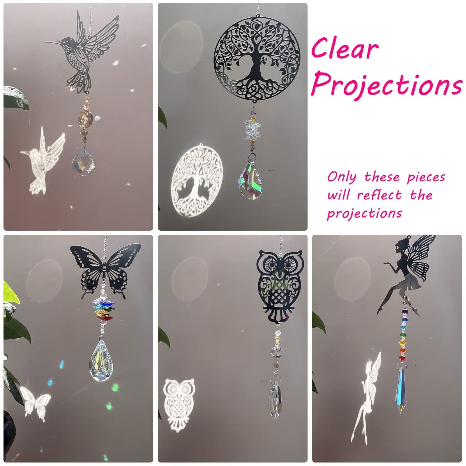 image-Crystal Sun Catcher Gardening Decorative Pendant
