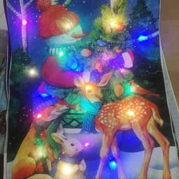 image-Outdoor Decoration Christmas With Lights Garden Flag