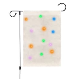 image-Outdoor Decoration Christmas With Lights Garden Flag