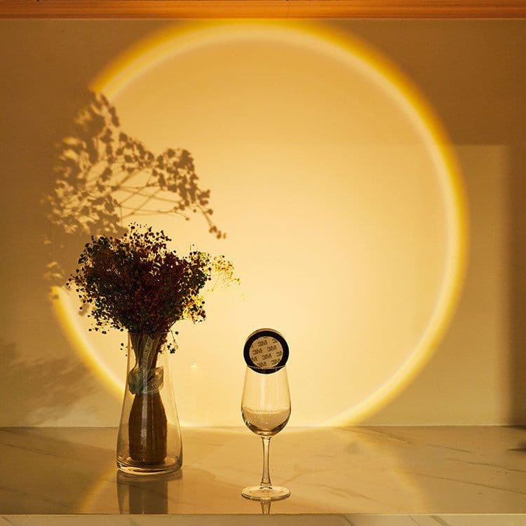 image-Led Lights Wireless Closet Kitchen Lights Under Furniture Battery Powered Sunset Nightlight Wall Lamp Bedroom Decoration Cabinet