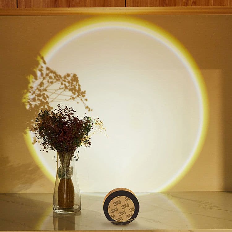 image-Led Lights Wireless Closet Kitchen Lights Under Furniture Battery Powered Sunset Nightlight Wall Lamp Bedroom Decoration Cabinet
