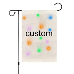 image-Outdoor Decoration Christmas With Lights Garden Flag