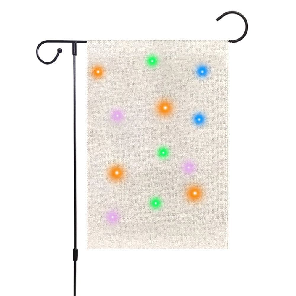 image-Outdoor Decoration Christmas With Lights Garden Flag