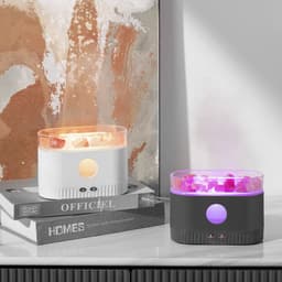 image-Desktop Atmosphere Lamp Flame Fragrance Humidifier Home Decor