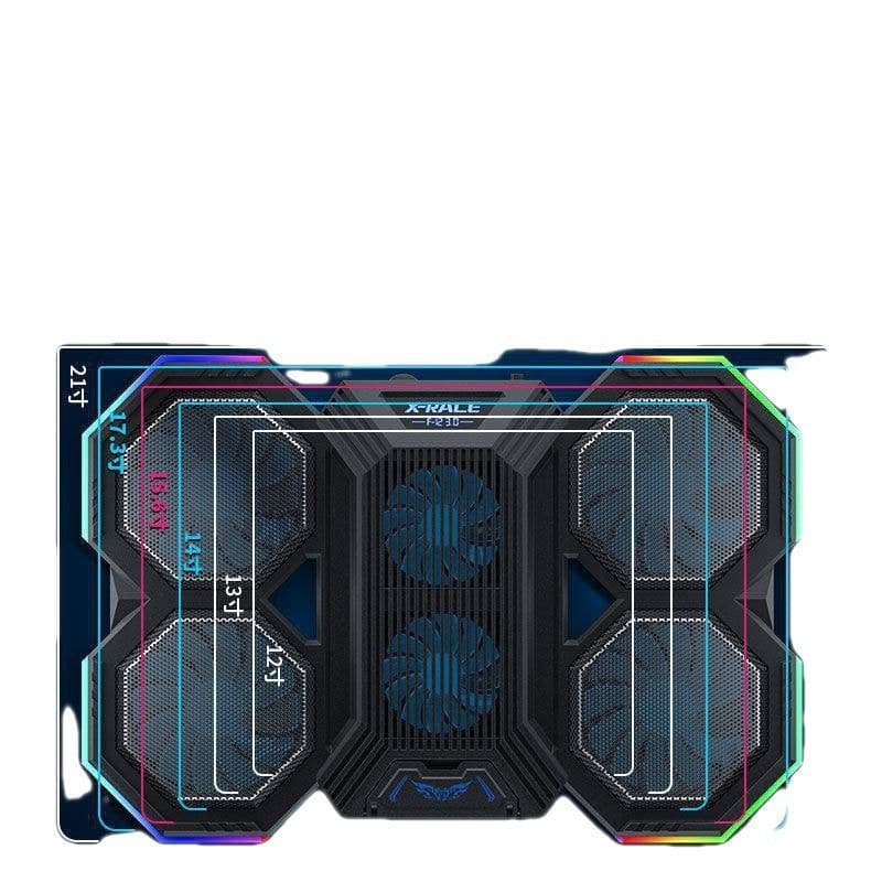 image-Exhaust Fan Base Plate Pad Silent Cooling Rack