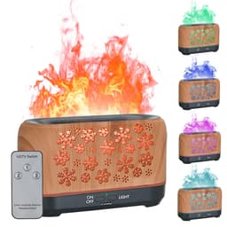 image-Christmas Snowflake Pattern Humidifier Household Colorful Aromatherapy Humidifier Atmosphere Colorful Diffuser