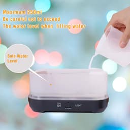 image-Christmas Snowflake Pattern Humidifier Household Colorful Aromatherapy Humidifier Atmosphere Colorful Diffuser