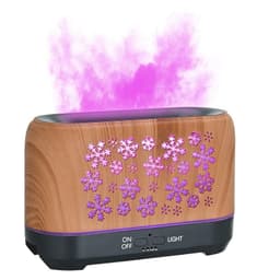 image-Christmas Snowflake Pattern Humidifier Household Colorful Aromatherapy Humidifier Atmosphere Colorful Diffuser