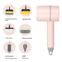 image-Electric Cleaning Brush Dishwashing Brush Automatic Wireless USB Rechargeable Professional Kitchen Bathtub Tile Cleaning Brushes