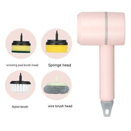 image-Electric Cleaning Brush Dishwashing Brush Automatic Wireless USB Rechargeable Professional Kitchen Bathtub Tile Cleaning Brushes