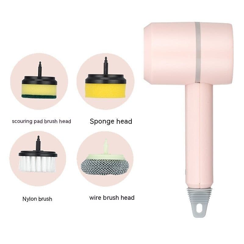 image-Electric Cleaning Brush Dishwashing Brush Automatic Wireless USB Rechargeable Professional Kitchen Bathtub Tile Cleaning Brushes