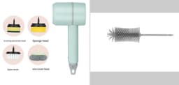 image-Electric Cleaning Brush Dishwashing Brush Automatic Wireless USB Rechargeable Professional Kitchen Bathtub Tile Cleaning Brushes