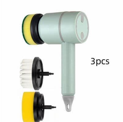 image-Electric Cleaning Brush Dishwashing Brush Automatic Wireless USB Rechargeable Professional Kitchen Bathtub Tile Cleaning Brushes