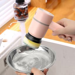 image-Electric Cleaning Brush Dishwashing Brush Automatic Wireless USB Rechargeable Professional Kitchen Bathtub Tile Cleaning Brushes