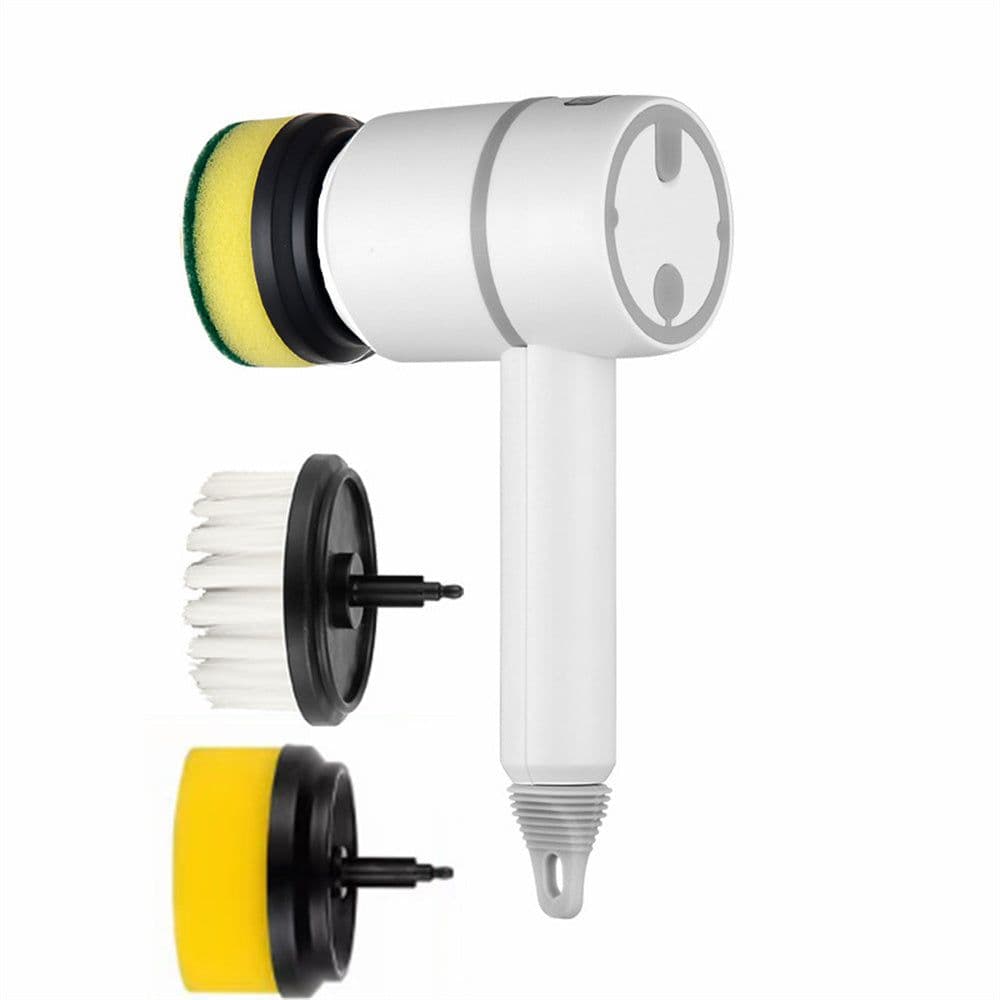 image-Electric Cleaning Brush Dishwashing Brush Automatic Wireless USB Rechargeable Professional Kitchen Bathtub Tile Cleaning Brushes