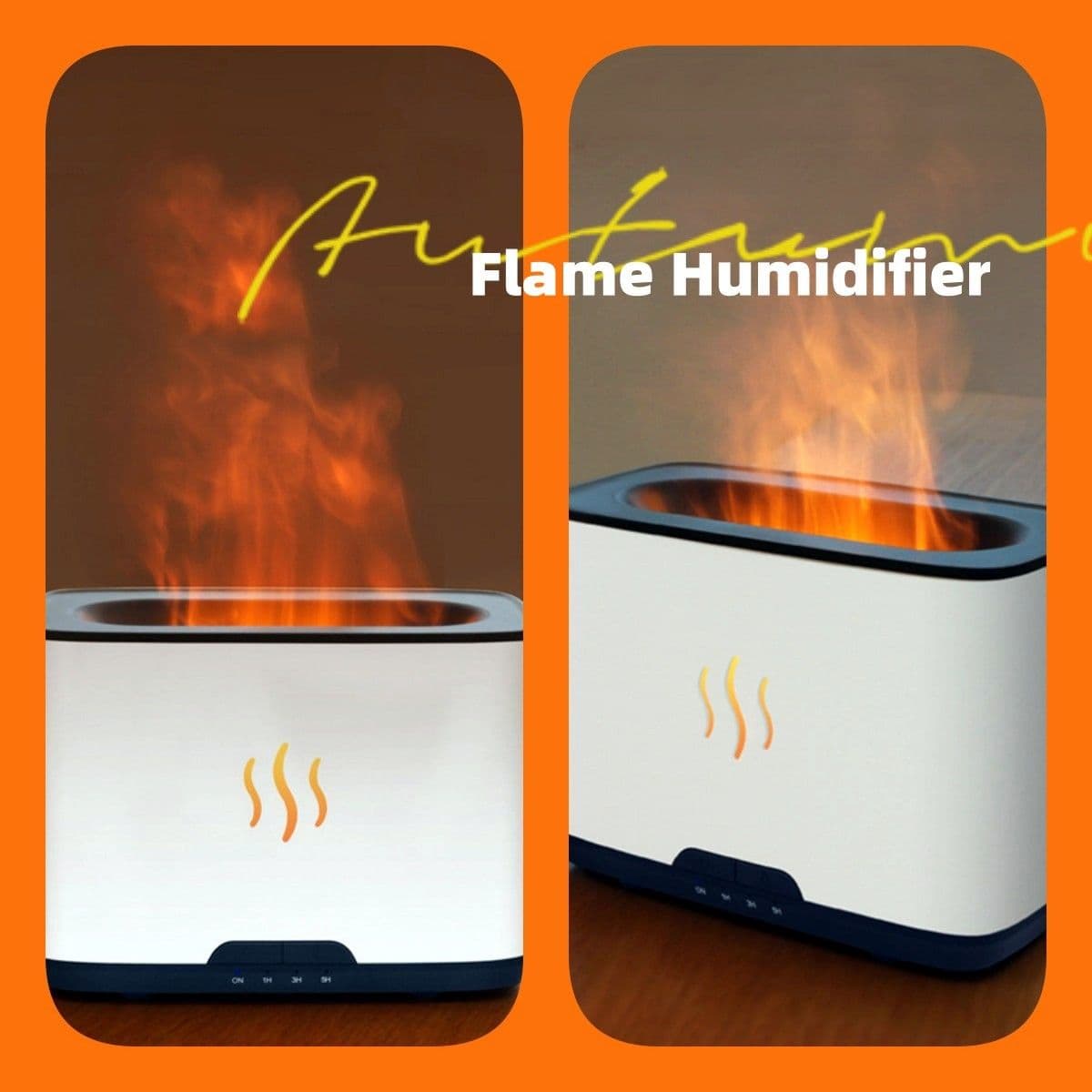 image-New Flame Aromatherapy Humidifier Household Desktop Large Capacity Home Decor