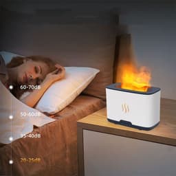 image-New Flame Aromatherapy Humidifier Household Desktop Large Capacity Home Decor