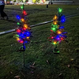 image-Solar Christmas Tree Lamp Garden Decoration Christmas Lights Christmas Garden Countryard Decorations