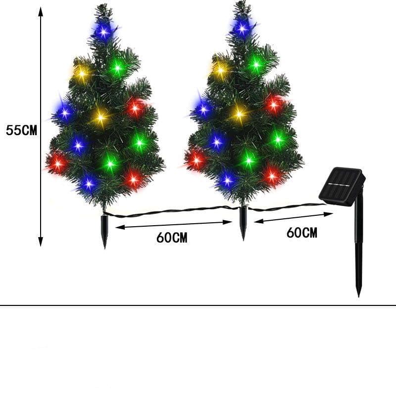 image-Solar Christmas Tree Lamp Garden Decoration Christmas Lights Christmas Garden Countryard Decorations
