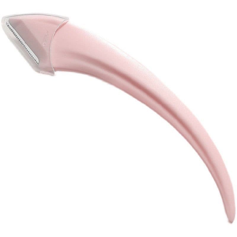 image-Eyebrow Trimming Knife With Comb Curved Moon Small Beauty Supplies Gadgets