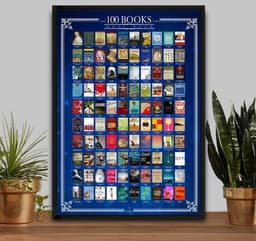 image-100 Books Scratch Off Poster Must Read Of All Time Bucke