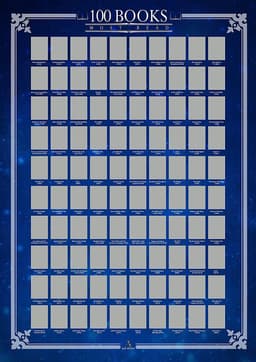 image-100 Books Scratch Off Poster Must Read Of All Time Bucke