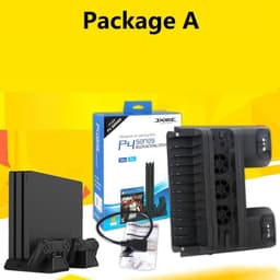 image-PS4 Slim Pro Bracket Fan Base Handle Seat Charge Cooling Fan Disc Holder